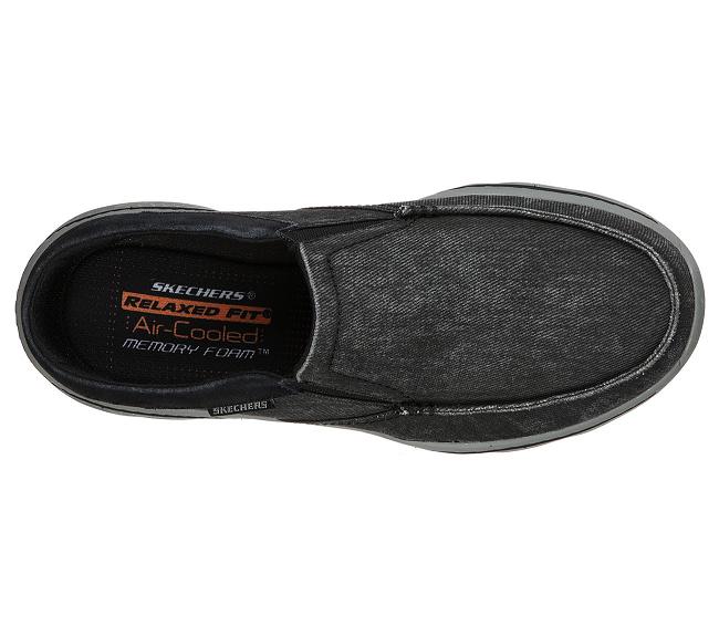 Zapatillas Skechers Hombre - Creston Negro HBMTA7945